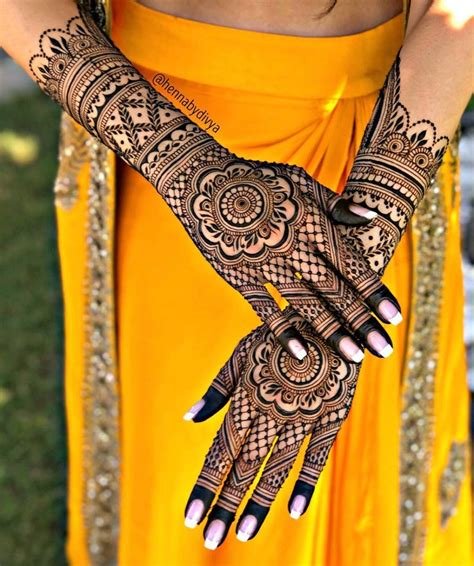 14_Front hand Mehndi Design  Top 50 Designs  Baggout