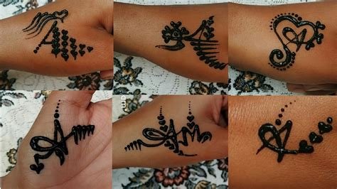 7_The Beauty of A Letter Mehndi Design  The Digital Weekly