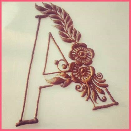 8_Aggregate 81 alphabet tattoo mehndi design best  ineteachers