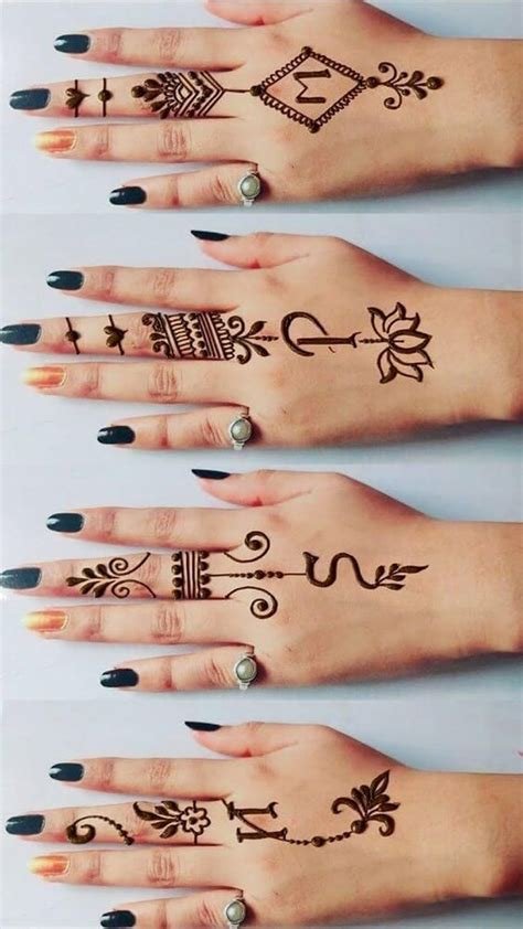 12_Name Mehndi Designs For Hands  These henna patterns are easy to