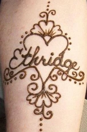 6_A Name Mehndi Tattoo  Mehndi tattoos are decorative designs in the