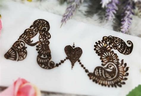 8_26 Stunning Mehndi Designs For Each Alphabet  Fabbon