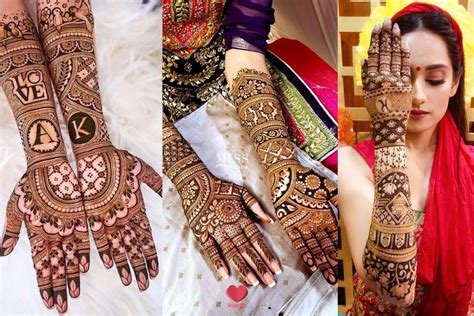 12_30 latest bridal mehndi designs of 2018  Bridal Mehendi and Makeup