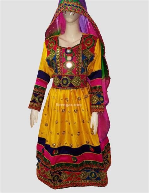 2_Topaz Afghan Mehndi Frock  Seengarcom  Seengar Fashion