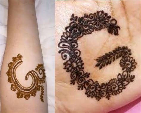 10_26 Stunning Mehndi Designs For Each Alphabet  Fabbon