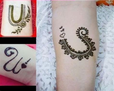 14_26 Stunning Mehndi Designs For Each Alphabet  Fabbon