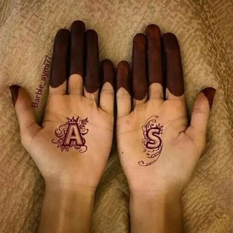 6_26 Stunning Mehndi Designs For Each Alphabet  Fabbon