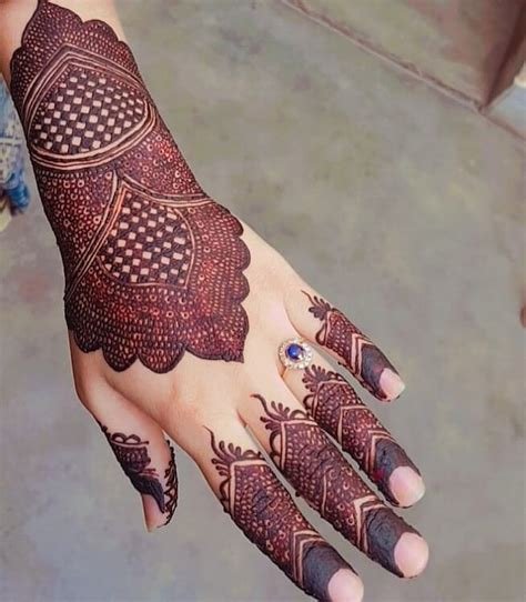 10_13 Simple Bengali Mehndi Design Ideas  Milan Magic