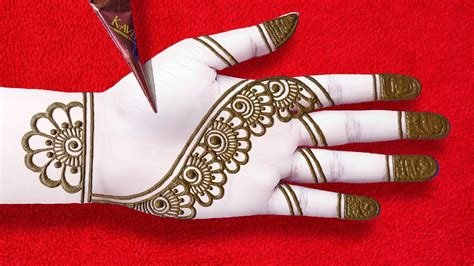 14_Latest Mehendi Designs For Hands  Heart Bows  Makeup