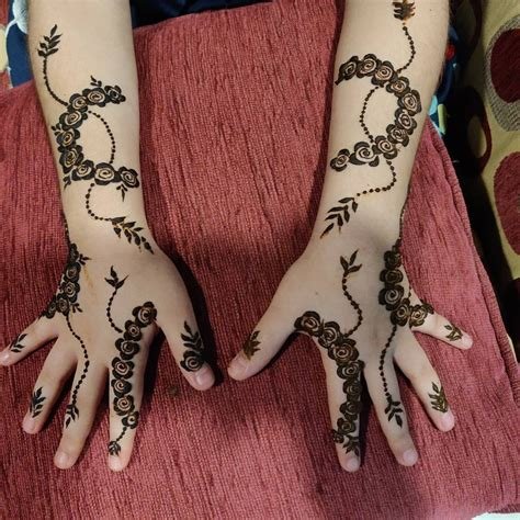 9_61 Mehndi Design For Kids  Body Art Guru