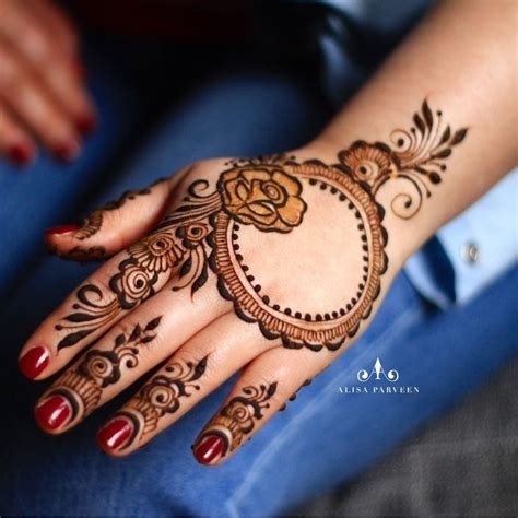 2_Easy Arabic Mehndi Designs For Back Hand  ZOHAL