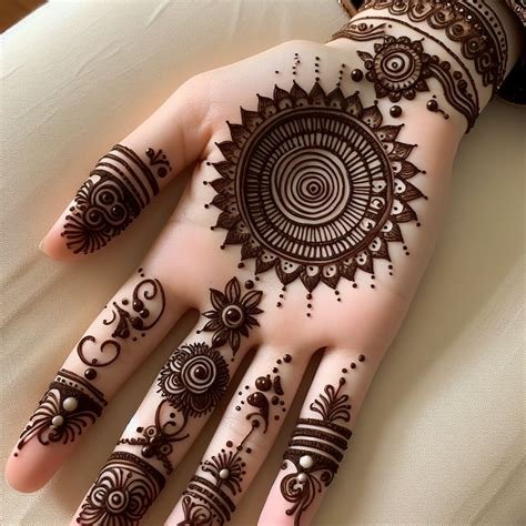 9_31 Circle Mehndi Design That You Will Absolutely LOVE