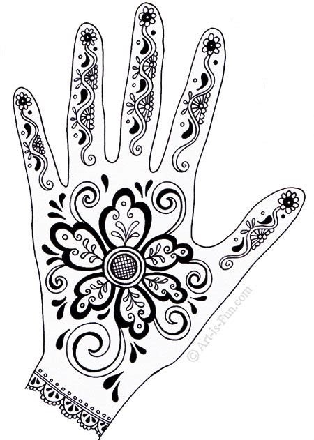 4_30 Easy Henna Mehndi Designs that you can Draw yourself  Listaka