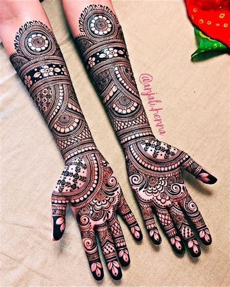 8_Easy Mehndi Designs Collection for Hand 2024  K4 Fashion