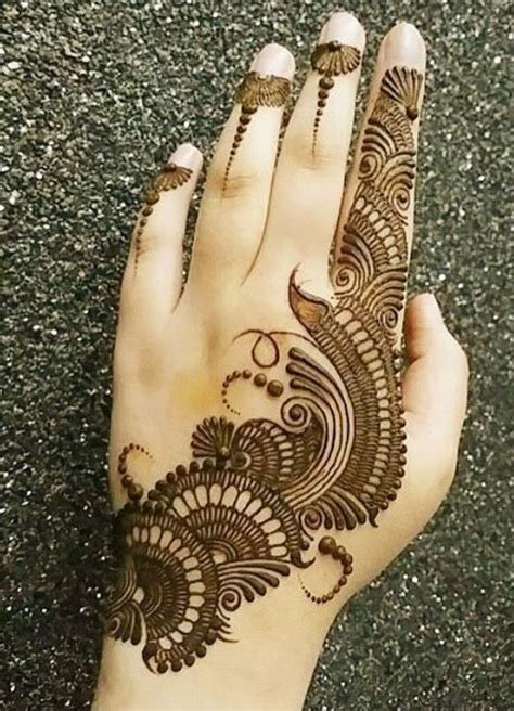 10_Latest Updated 60 Simple and Easy Mehndi Designs for Eid 2017