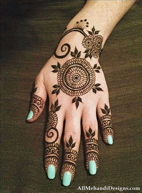 5_50 Easy And Simple Mehndi Designs For Beginners Step By Step