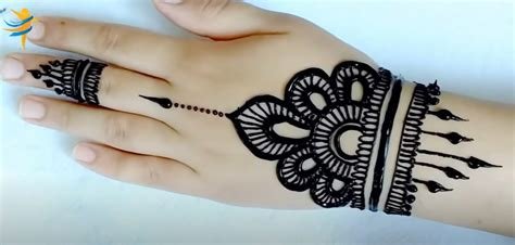 8_51 Easy  Simple Mehndi Designs for Kids