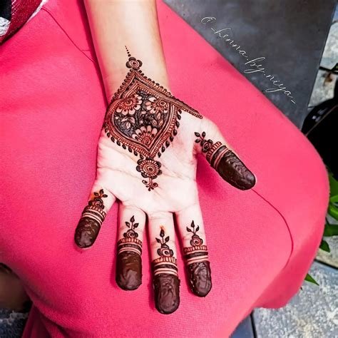 15_17 Easy Mehndi Designs For Kids Cute Simple Stylish