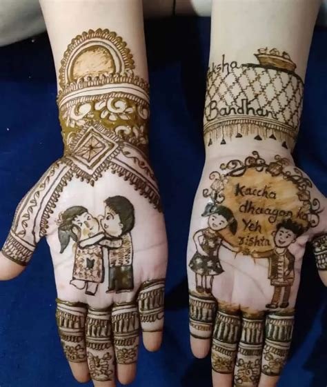 14_Easy Mehndi Designs for Raksha Bandhan 2023