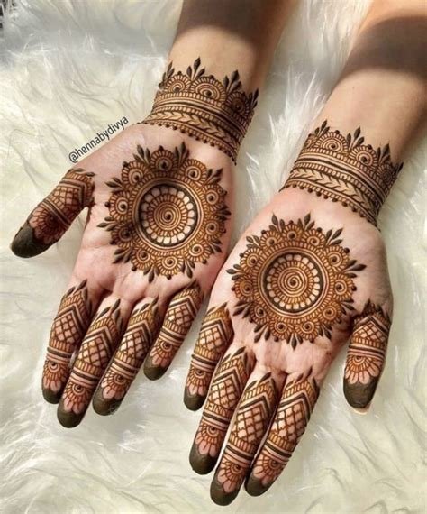 14_21 Simple Mehndi Design for Left Hand Inspirations For The Bride Squad