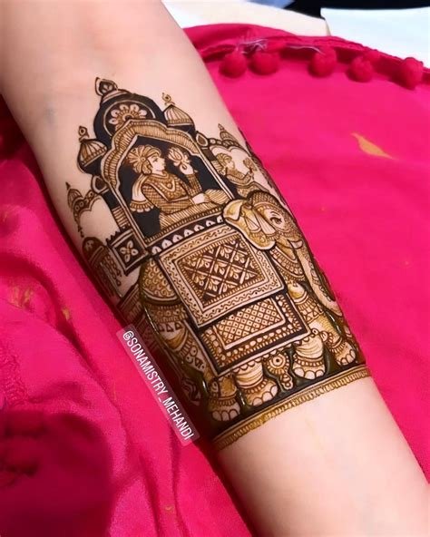 2_Adorable Elephant Motifs That Are Trending On Mehendi Designs  WedMeGood