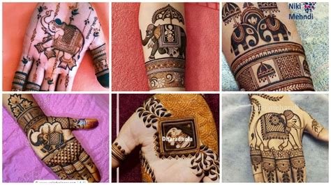 11_15 Elephant Mehndi Designs  Flawssy