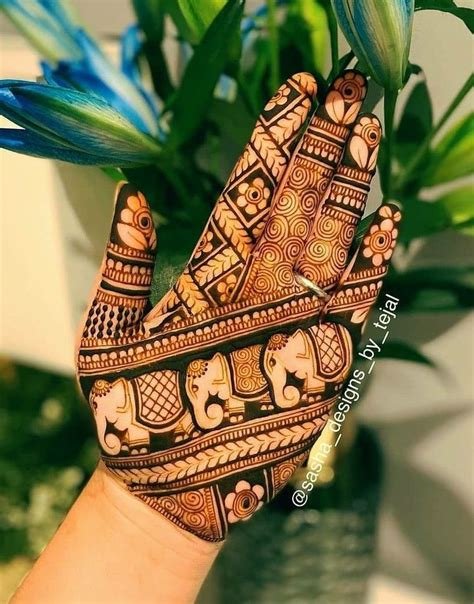 5_Adorable Elephant Motifs That Are Trending On Mehendi Designs  WedMeGood