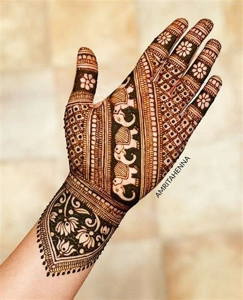 8_Elephant Mehndi Design Images Pictures