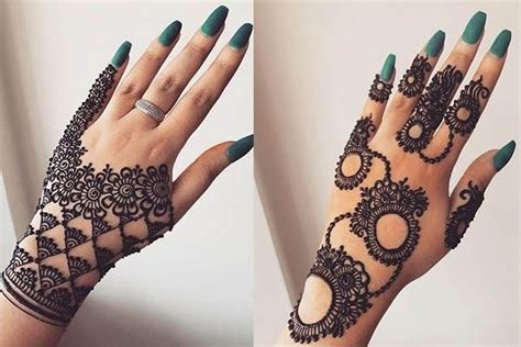 7_Arabic Engagement Style Mehndi Design  Kenjutaku