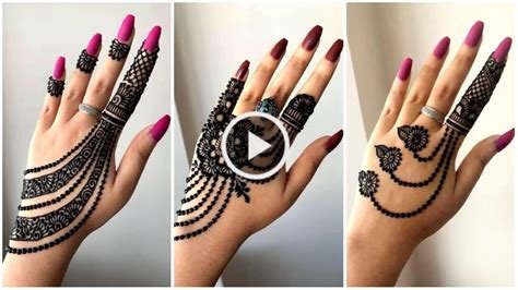 15_Unique Back Hand Mehndi Designs For The Bridesmaids  WedMeGood