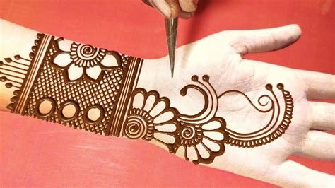 7_Mehndi Designs for Front Hand in Arabic Style  K4 Fashion