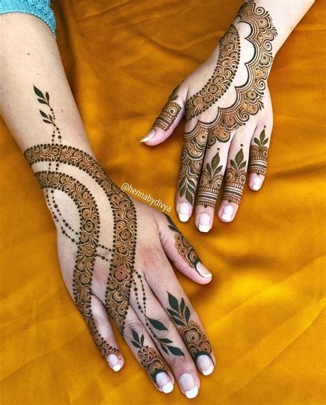 1_50 Simple Mehndi Design Images to Save this Wedding Season  Bridal