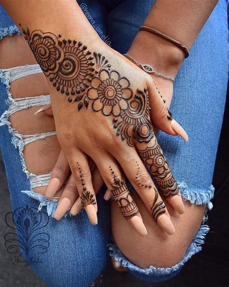 10_Easy Mehndi Designs Collection for Hand 2024  K4 Fashion