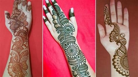 10_80 Beautiful Simple Mehndi Designs for festive look  CGfrog