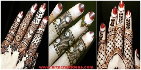 6_15 Latest  Best Finger Mehndi Designs Photos In 2024