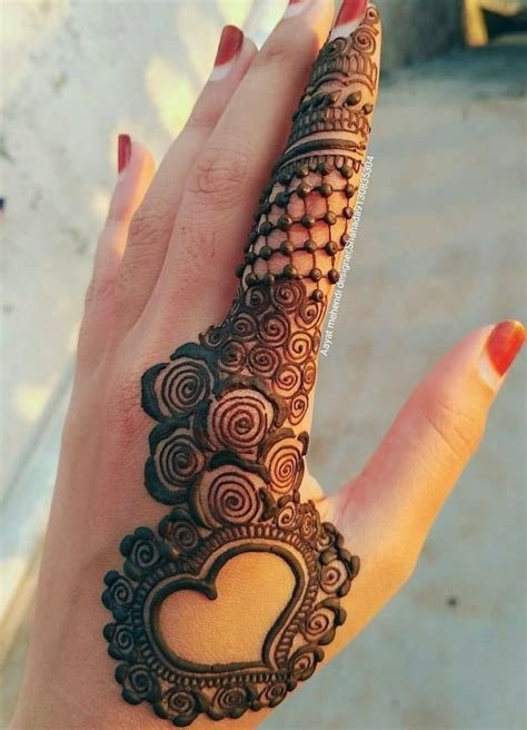 15_Arabic Mehndi Designs 89 Simple  Easy Arabic Design 2021