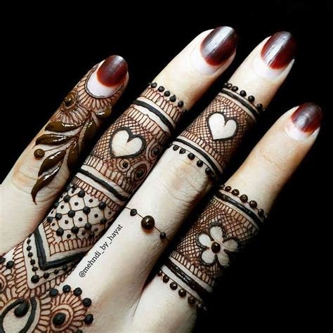 15_Full Finger Mehndi Designs  Front  Back Henna Ideas  K4 Fashion