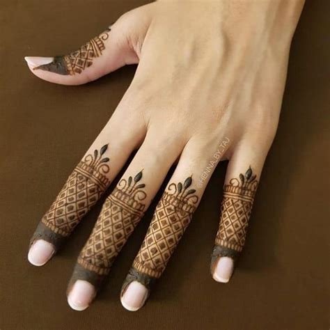 13_50 Latest One Finger Mehndi Designs  K4 Fashion