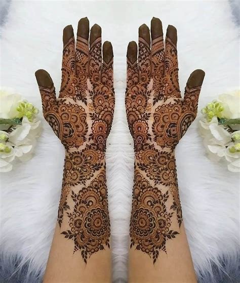 11_Mehndi Designs for Front Hand in Arabic Style  K4 Fashion