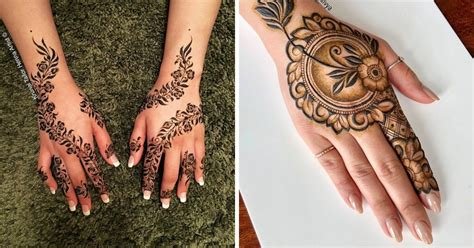 6_Eid Special Easy Floral Mehndi Designs for Hand  K4 Fashion