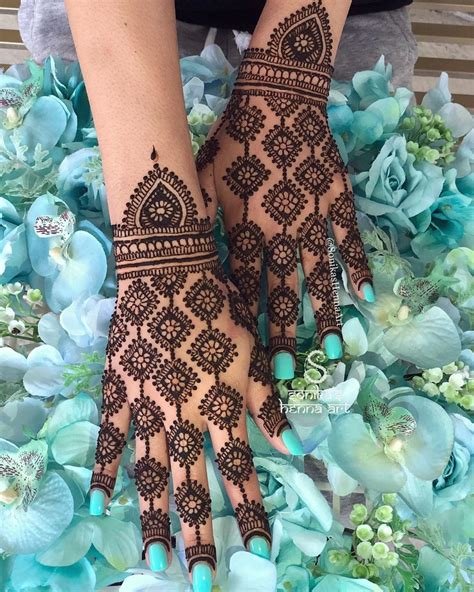 9_Super Trendy  Unique Arabic Mehendi Designs For Brides