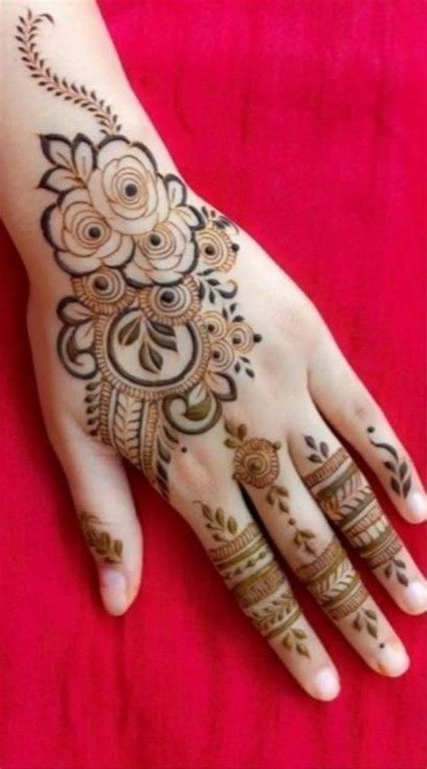 2_Flower Mehndi Design 2019  Best Flower Site