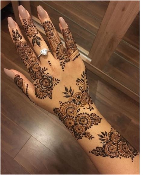 9_25 Best Floral Mehndi Designs For Hands And Feet  Fabbon