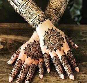 13_Delicate Big Floral Mehndi Design  Simple Bridal Mehndi Designs