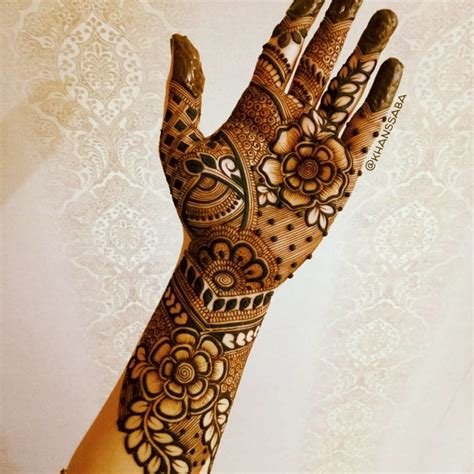 13_55 Stunning Flower Mehndi Designs For 2024  Fabbon