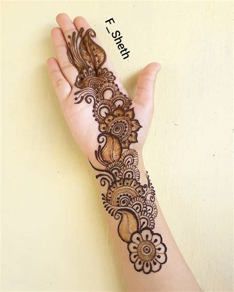 6_Rose Flower Mehndi Design Front Hand  Design Talk