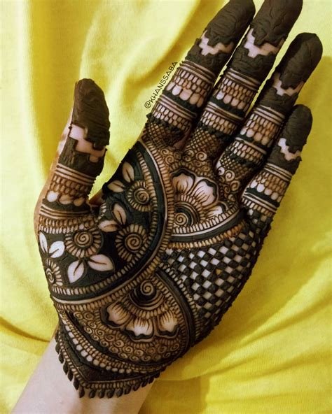 1_Eid Special Easy Floral Mehndi Designs for Hand  K4 Fashion