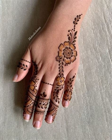 9_30 Stylish Back Hand Mehndi Designs for Ladies  Mehndi  Crayon