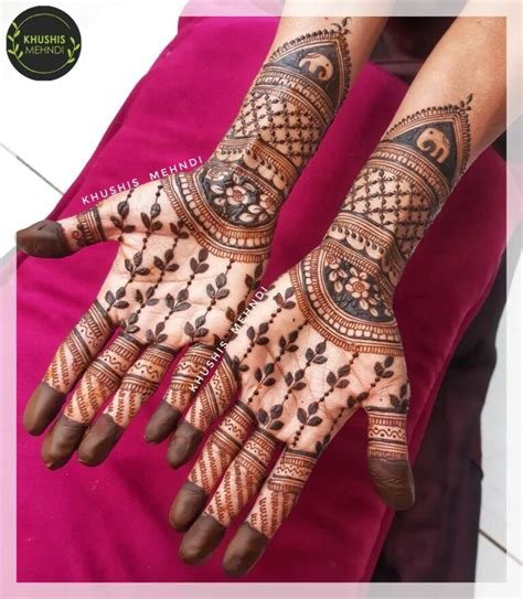 8_Full Finger Mehndi Designs  Front  Back Henna Ideas  K4 Fashion