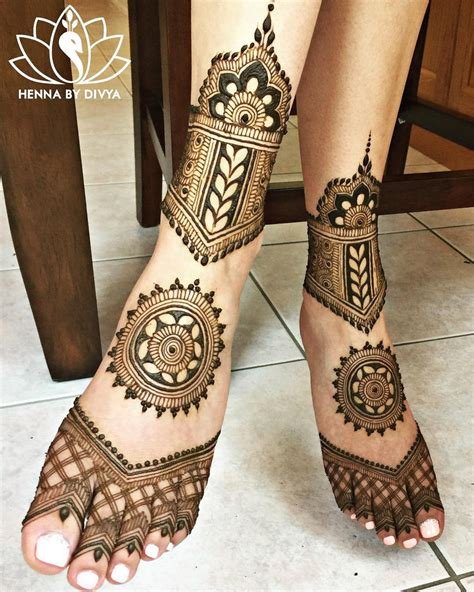 15_Leg Mehndi Designs For Brides  2020 Henna Mehdni Designs For Feet